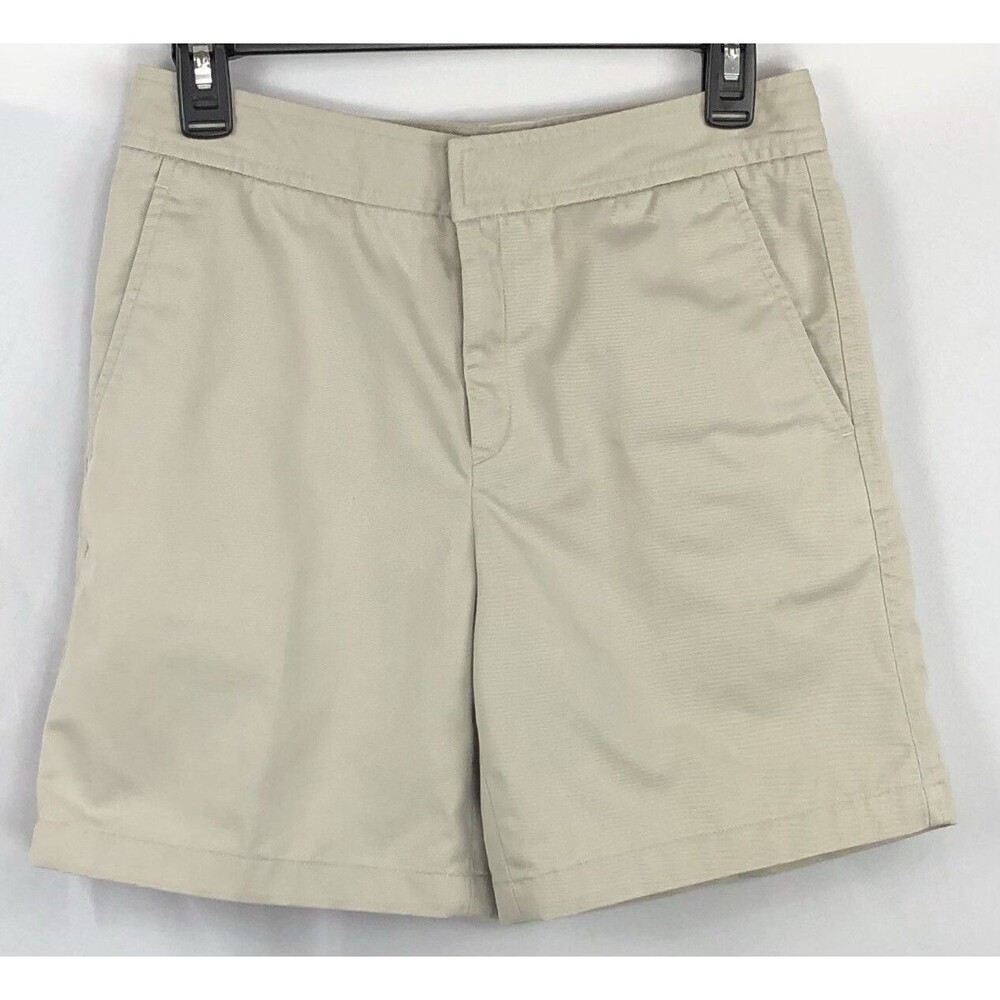Banana republic Chino shorts 2 beige pockets 27"W mid rise preppy School